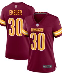 Austin Ekeler Washington Commanders  Women_s Game Player Jersey  Burgundy