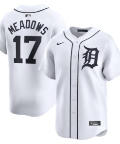 Austin Meadows Detroit TigersHome Limited Player Jersey  White