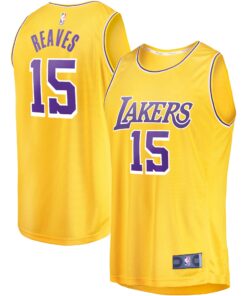 Austin Reaves Los Angeles Lakers Fanatics Youth Fast Break Player Jersey - Icon Edition - Gold