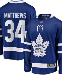 Auston Matthews Toronto Maple Leafs Fanatics Home Breakaway Jersey  Blue