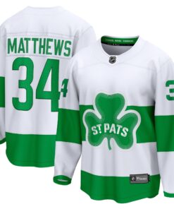 Auston Matthews Toronto Maple Leafs Fanatics St. Patricks Alternate Premier Breakaway Player Jersey  White