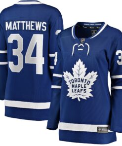 Auston Matthews Toronto Maple Leafs Fanatics Women_s Home Breakaway Jersey  Blue
