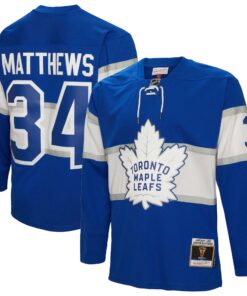 Auston Matthews Toronto Maple Leafs Mitchell amp Ness  2017 Winter Classic Blue Line Player Jersey  Blue