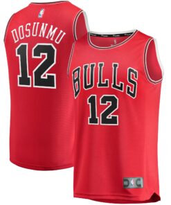 Ayo Dosunmu Chicago Bulls Fanatics Fast Break Replica Jersey - Icon Edition - Red