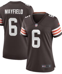 Baker Mayfield Cleveland Browns  Women_s Game Player Jersey  Brown