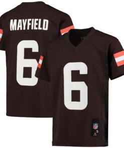 Baker Mayfield Cleveland Browns Youth Replica Player Jersey  Brown 1