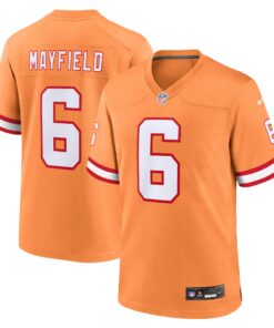 Baker Mayfield Tampa Bay Buccaneers  Throwback Game Jersey  Orange