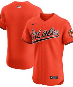 Baltimore OriolesAlternate Vapor Premier Elite Patch Jersey  Orange