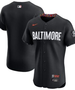Baltimore OriolesCity Connect Elite Jersey  Black