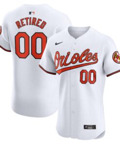 Baltimore OriolesHome Elite PickAPlayer Retired Roster Jersey  White