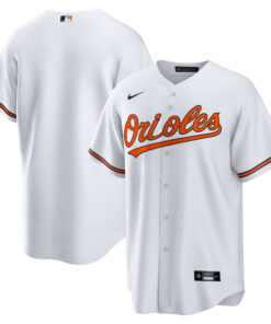 Baltimore OriolesHome Replica Team Jersey  White