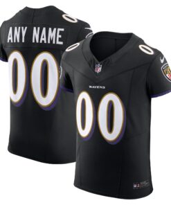 Baltimore Ravens   Vapor F.U.S.E. Elite Custom Jersey  Black