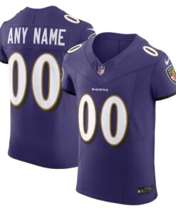 Baltimore Ravens  Vapor F.U.S.E. Elite Custom Jersey  Purple