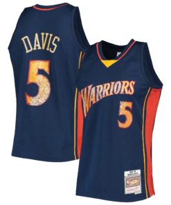 Baron Davis Golden State Warriors Mitchell &amp Ness 200607 Hardwood Classics NBA 75th Anniversary Diamond Swingman Jersey - Royal