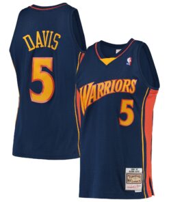 Baron Davis Golden State Warriors Mitchell &amp Ness 200607 Hardwood Classics Swingman Jersey - Navy