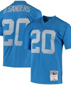 Barry Sanders Detroit Lions Mitchell amp Ness Legacy Replica Jersey  Blue