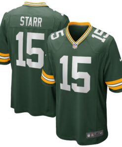 Bart Starr Green Bay Packers  Game Retired Player Jersey  Green