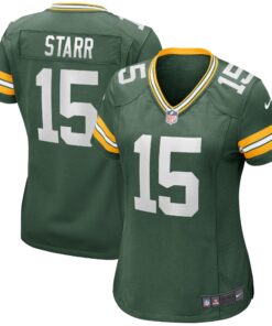 Bart Starr Green Bay Packers  Women_s Game Retired Player Jersey  Green