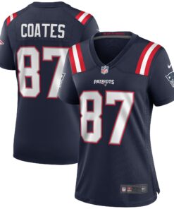 Ben Coates New England Patriots  Women_s Game Retired Player Jersey  Navy