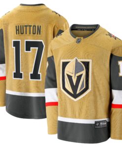 Ben Hutton Vegas Golden Knights Fanatics Home Premier Breakaway Player Jersey  Gold