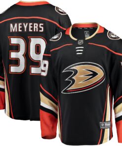 Ben Meyers Anaheim Ducks Fanatics Home Premier Breakaway Player Jersey  Black