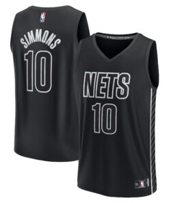 Ben Simmons Brooklyn Nets Fanatics Fast Break Replica Player Jersey - Statement Edition - Black