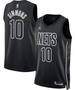 Ben Simmons Brooklyn Nets Jordan Brand Unisex Swingman Jersey - Statement Edition - Black