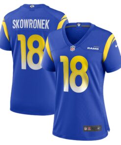Ben Skowronek Los Angeles Rams  Women_s Game Jersey  Royal