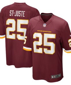 Benjamin StJuste Washington Football Team  Game Jersey  Burgundy