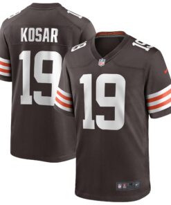 Bernie Kosar Cleveland Browns  Game Retired Player Jersey  Brown