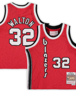 Bill Walton Portland Trail Blazers Mitchell &amp Ness Infant 197677 Hardwood Classics Retired Player Jersey - Red
