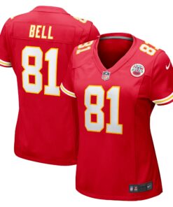 Blake Bell Kansas City Chiefs  Women_s Game Player Jersey  Red