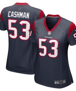 Blake Cashman Houston Texans  Women_s Game Player Jersey  Navy
