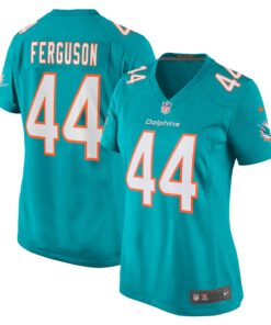 Blake Ferguson Miami Dolphins  Women_s Game Player Jersey  Aqua