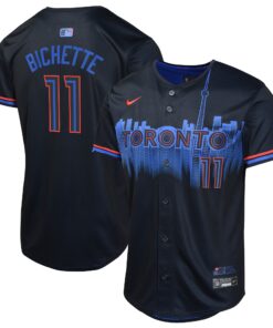 Bo Bichette Toronto Blue JaysYouth 2024 City Connect Limited Player Jersey  Navy