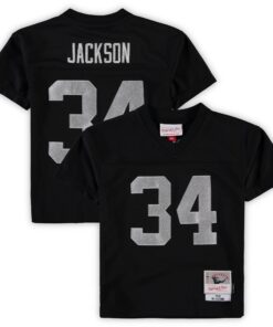 Bo Jackson Las Vegas Raiders Mitchell amp Ness Preschool 1988 Retired Player Legacy Jersey  Black