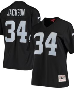 Bo Jackson Las Vegas Raiders Mitchell amp Ness Women_s 1988 Legacy Replica Jersey  Black