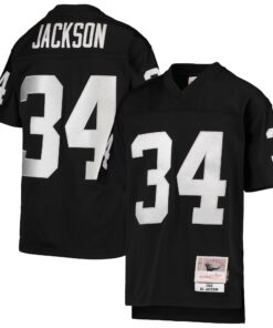 Bo Jackson Las Vegas Raiders Mitchell amp Ness Youth 1988 Legacy Retired Player Jersey  Black