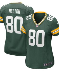 Bo Melton Green Bay Packers  Women_s Home Game Player Jersey  Green