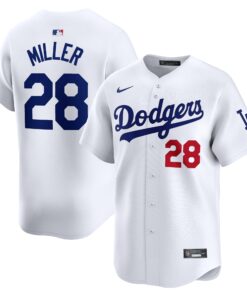 Bobby Miller Los Angeles DodgersHome Limited Player Jersey  White