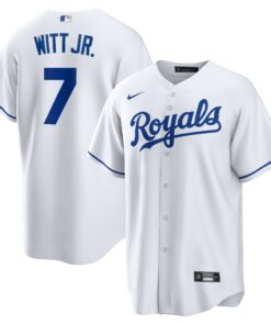 Bobby Witt Jr. Kansas City RoyalsHome Replica Player Jersey  White