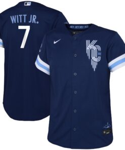 Bobby Witt Jr. Kansas City RoyalsToddler City Connect Replica Player Jersey  Navy