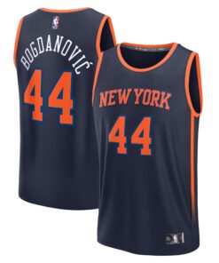 Bojan Bogdanovic New York Knicks Fanatics Fast Break Player Jersey - Statement Edition - Navy