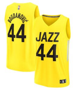Bojan Bogdanovic Utah Jazz Fanatics Fast Break Replica Jersey - Icon Edition - Yellow