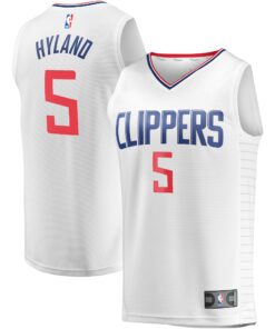Bones Hyland LA Clippers Fanatics Fast Break Player Jersey - Association Edition - White