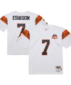 Boomer Esiason Cincinnati Bengals Mitchell amp Ness 1984 Legacy Replica Jersey  White