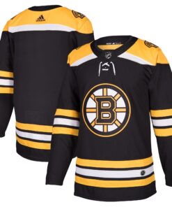 Boston Bruins Home Authentic Blank Jersey  Black