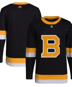 Boston Bruins Men_s Alternate Primegreen Authentic Jersey  Black