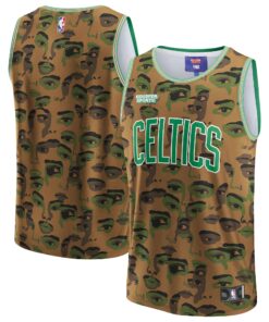 Boston Celtics NBA &amp KidSuper Studios by Fanatics Unisex Hometown Jersey - Brown