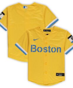 Boston Red SoxPreschool MLB City Connect Replica Team Jersey  Gold